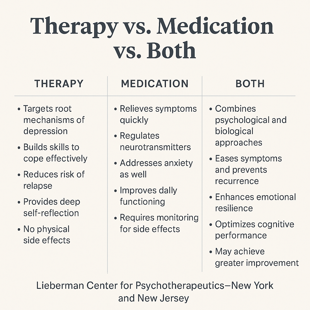 therapy vs. medication for depression
