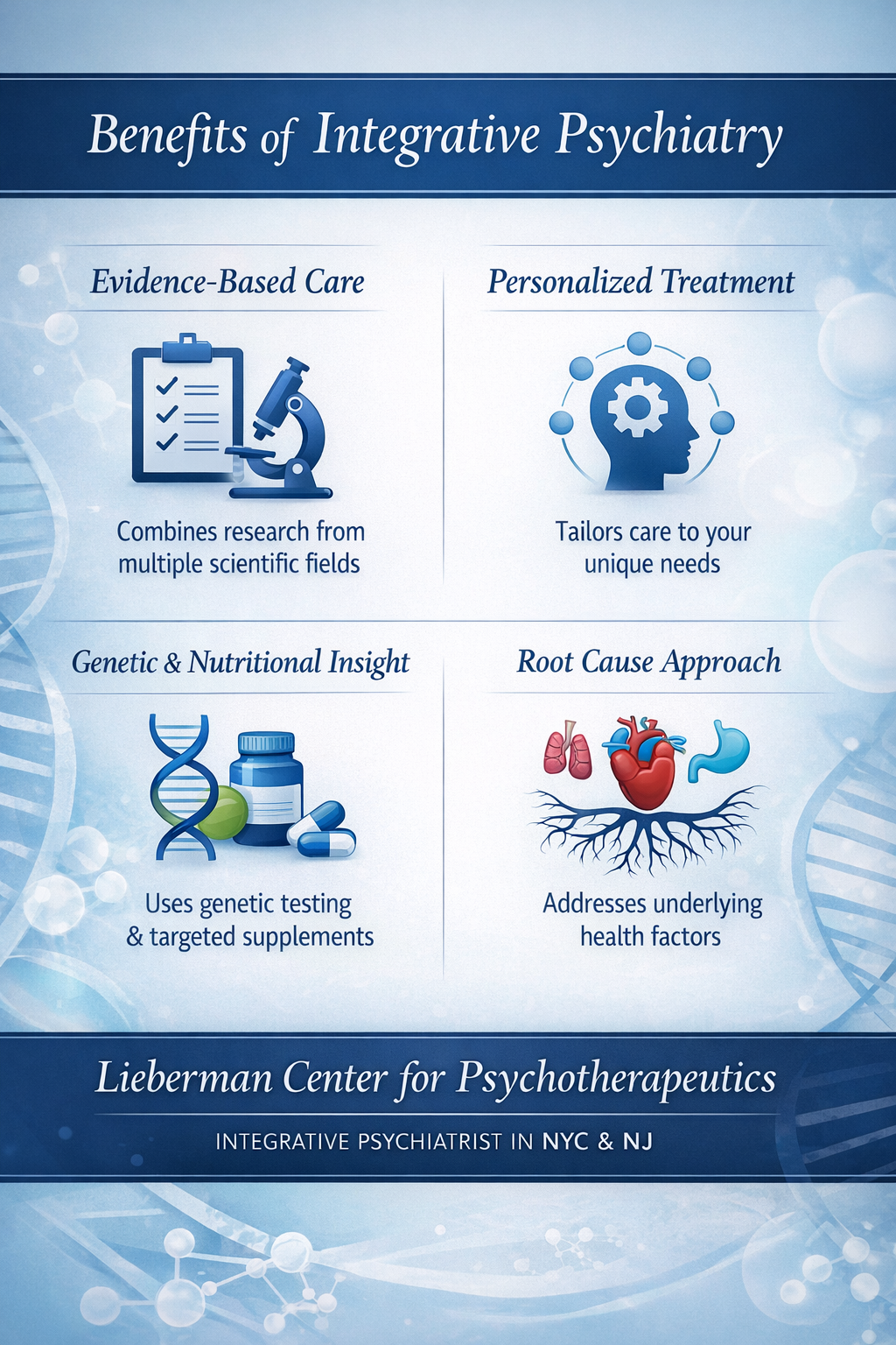 4 benefits of integrative psychiatry in NYC