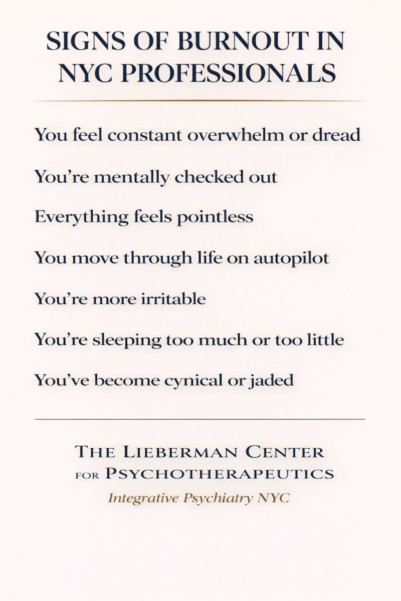 therapy for Burnout in New York can help you overcome these symptoms